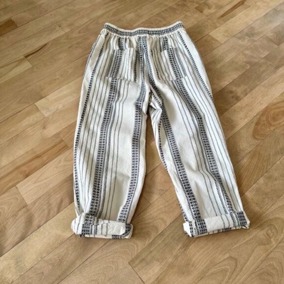 ANTHROPOLOGIE NWOT TASSEL EMBROIDERED ESSENTIAL BEACH PANT SIZE M RETAIL $135 - Picture 10 of 10